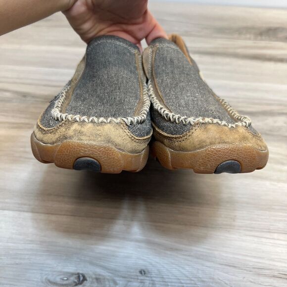 Twisted X Men’s Slip On Loafers Driving Shoes Brown MDMS012 Size 9 M main image 9